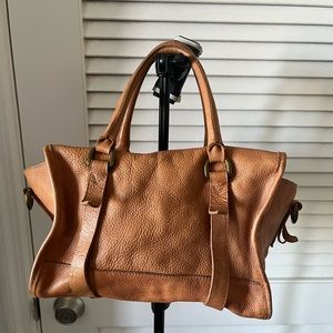 Madewell Brown Leather Tote Bag